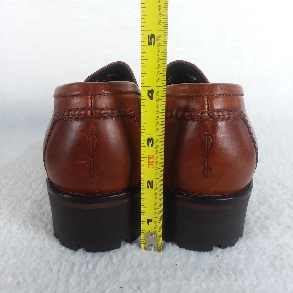 Cole Haan Country Farren Scotch Leather Slip On Loafers Lug‎ Sole Shoes 10 Brown